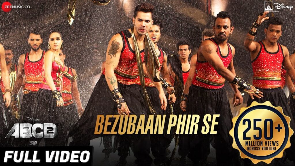 Bezubaan Phir Se Lyrics | बेज़ुबान फिर से | ABCD 2 (2015) | Vishal Dadlani , Anushka Manchanda